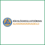 Iceland Rikislogreglustjorinn Logo